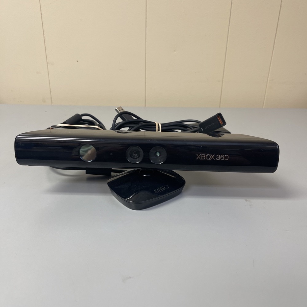 Microsoft Kinect Sensor‎ Bar for Xbox 360 1414 with AC Power Adapter 1429 Tested